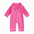 thumbnail image 4 of JUMEYU Baby Jumpsuit Winter Baby Boy Girl Outfit Newborn Boys Girls Jumpsuit Infant Cute Fall Clothes 0 3 6 9 12 18 24 Months (Hot Pink,18-24 Months), 4 of 4