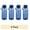 Blue, variant on Your Zone 16 Fluid oz Plastic Water Bottle with Flip Top Chug Lid, No Straw, Clear with Black Lid, Reusable
