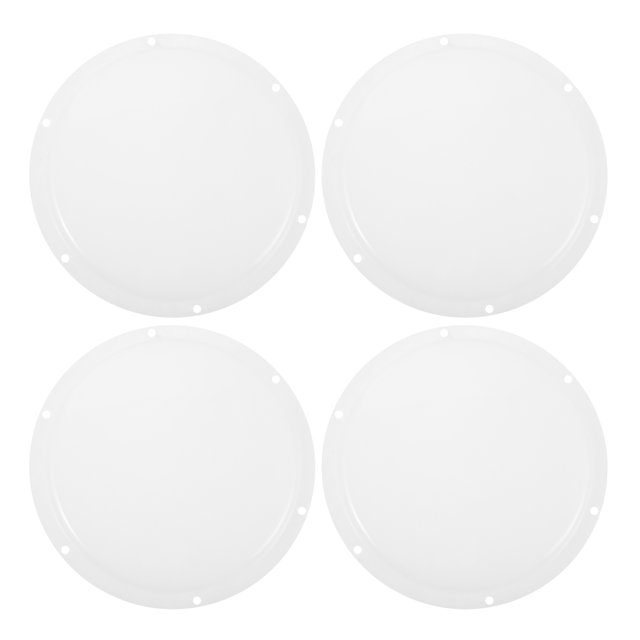 Houderco 4Ud Cubiertas Plásticas Redondas Para Lámparas LED Curvo Antirreflejo