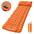 thumbnail image 1 of Sleeping Pad - Ultralight Inflatable Sleeping Mat, Ultimate for Camping, Backpacking, Hiking - Airpad, Inflating Bag, Carry Bag - Compact & Lightweight Air Mattress-Orange, 1 of 1