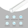 thumbnail image 3 of Uxcell 2 Pcs Clear Acrylic Pipes Round Tube for Lamps and Lanterns 5mm x 8mm, 3 of 6