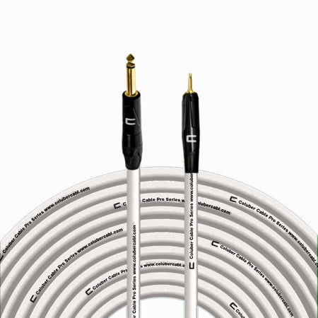 Coluber Cable 1/4" TS Male to 3.5 TS Male - Pro 3-Pin Microphone Connector