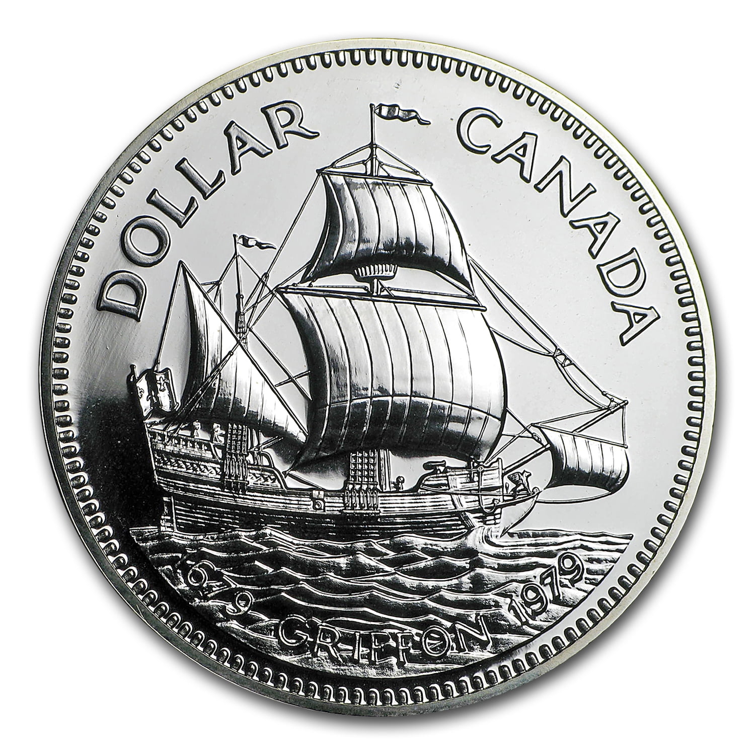 1979 Canada Silver Specimen Dollar-Griffon Tricentennial 1679 