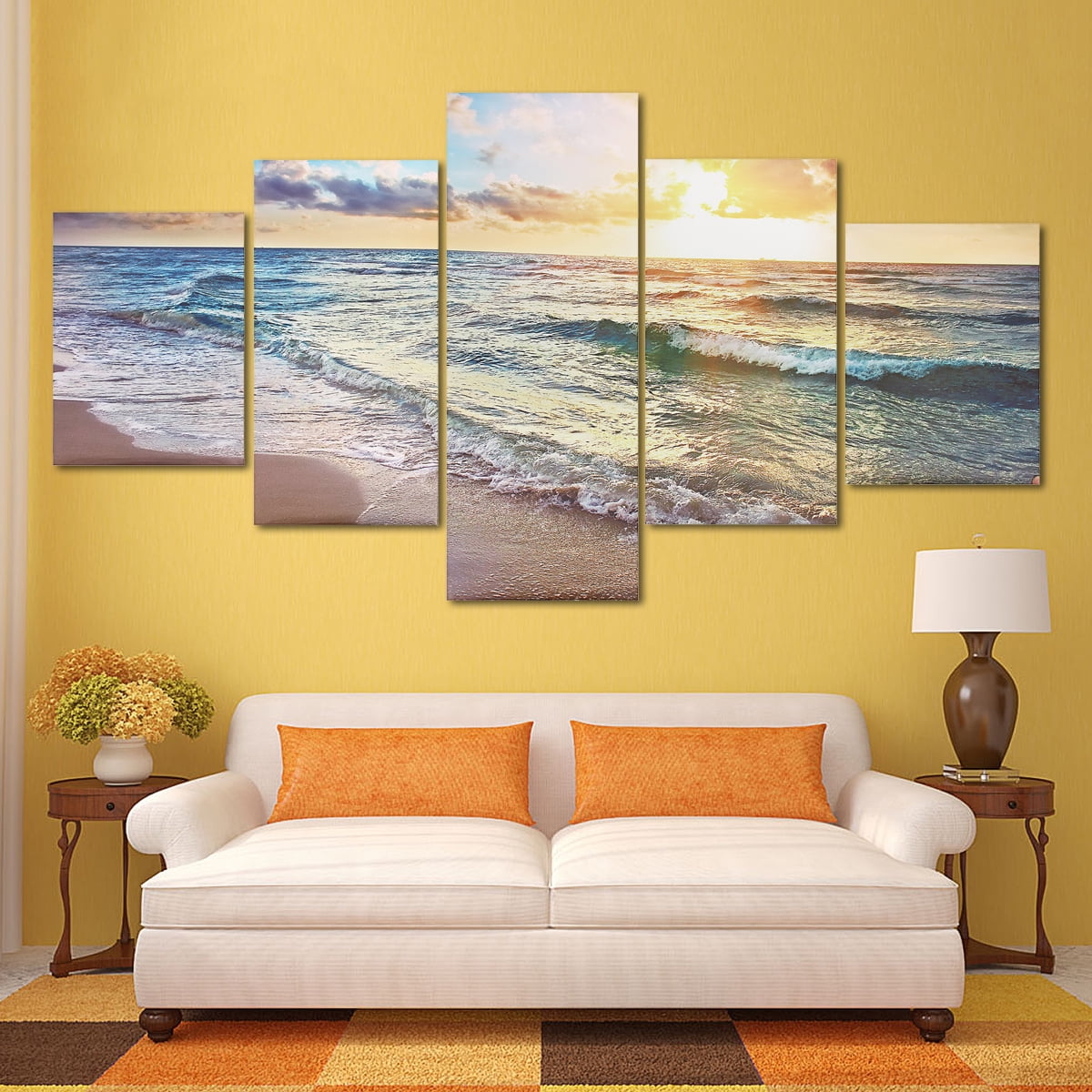 Canvas Print Paintings Photo Picture Wall Art Home Decor Blue Seascape Landscape 