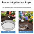 thumbnail image 6 of sunsanly Soil Sifter Set Stainless Steel Sieve Frame with 5 Mesh Sieve Pans Rustproof Garden Sieve Kit for Stones Weeds Filtration, 6 of 7