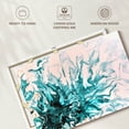 thumbnail image 6 of Elephant Stock Turquoise Dynamic Abstract Wall Art - Horizontal Canvas Wall Art - Living Room Wall Decor - Abstract Canvas - Teal And Turquoise Decor - 24" x 16", 6 of 8