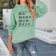 thumbnail image 4 of Ma Mama Mom Bruh Hoodies for Women 2025 Long Sleeve Hoodie Pockets Ma Mama Mom Bruh Hooded Sweatshirt Women Pullover, 4 of 5