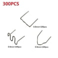 thumbnail image 1 of 300Pcs 0.6/0.8Mm Hot Stapler Staples For Plastic Welder/Car Bumper Repair Kit, 1 of 6