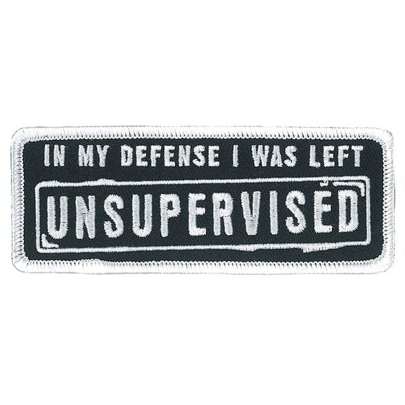 Hot Leathers PPL9806 Unsupervised 4"x 2" Patch 4X2