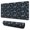 Black White Dinosaurs-1, variant on Long Mouse Pads for Desk,Black White Dinosaurs Skeletons Pattern Desk Mats on Top Of Desks, Desk Mouse Pad Extra Large with 3mm Non-Slip Base and Stitched Edge for Gaming,Office,Work,Home 31.5"x11.8"
