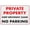 Warning Sign 4, variant on Private Property No Admittance Sign 8"x12", Aluminum Tin Warning Signs for Home Outdoor Garden, High-Visibility Security Sign