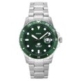 thumbnail image 1 of Fossil Montre Homme Bleue en Acier Inoxydable Cadran Vert Quartz FS6033 100M, 1 of 1