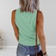 thumbnail image 5 of Top básico de estilo sexy para mujer camisola con cuello en V camiseta sin mangas camiseta sin mangas atuendo diario FLhrweasw Nuevo, 5 of 8