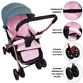 thumbnail image 4 of Carriola Reversible The Baby Shop Asiento Reclinable 3 Posiciones, Plegable y Ligera de Viaje Rosa, 4 of 8