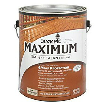 UPC 715195956116 product image for Olympic 79561A/01 Maximum Semi-Transparent Siding And Deck Stain | upcitemdb.com