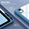 thumbnail image 2 of Fintie Hybrid Slim Case for iPad Air 13-inch M4/M3/M2 (2026/2025/2024) - Shockproof Cover with Clear Back Shell & Pencil Holder, Ocean Blue, 2 of 10