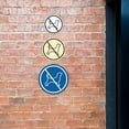 thumbnail image 3 of Signs ByLITA Circle No Dogs Graphic Door or Wall Sign | Easy Installation | Durable Construction | (Ivory/Dark Brown) - Small, 3 of 8