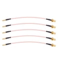 thumbnail image 1 of RFMCX Adapter Cable,5PCS RF Coaxial Cable MC Xto SMA Adapter Cable Maleto Female Coaxial Cable Elevated Design, 1 of 8