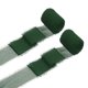 thumbnail image 1 of Uxcell 2 Rollos de Cinta de Gasa, Cinta de Flecos Hecha a Mano de 1.5 Pulgadas x 5 Yardas para Envolver Ramo de Flores Decoración de Bodas Manualidades de Novia Verde Oscuro, 1 of 5