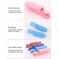 thumbnail image 3 of 4Pcs Pinces à Cheveux Rouleaux de Pince à Racine Outil de Coiffage Frisé Curler pour les Femmes Filles, Rose, 3 of 8