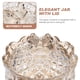 thumbnail image 3 of Tarro decorativo de cristal para caramelos de 280 ml con diseño de mariposas., 3 of 5