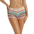thumbnail image 4 of Women Relaxed Crochet Swim Shorts Bottoms Bikini Beach Swimwear Swimming pants, 4 of 9