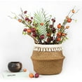 thumbnail image 3 of Cesta de flores tejida con borlas-17CM Adepaton LRWJ682-1, 3 of 5