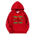 thumbnail image 3 of Sudadera con capucha para niñas y niños, sudadera de manga larga con cuello redondo y estampado de moda, jersey con bolsillo, sudadera de poliéster para niñas, 3 of 8