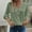 Green, variant on EchfiProm Womens Tops Button down V-Neck Trendy White Relaxed Fit Long Sleeve Solid Shirt for Ladies
