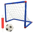 thumbnail image 6 of QIFULL 1Set Soccer Goal Net with Inflator and Tubes Blue for Backyard Training, 6 of 8