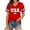 A3-Red, variant on American Flag Shirts Women Patriotic Shirt 4th of July Tee Tops V-Neck Short Sleeve Summer T-Shirt Medium