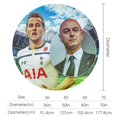 thumbnail image 2 of Harry Kane Mantel Redondo con Estampado Icónico de Temática, Se Adapta a la Mayoría de Mesas, Fácil de Cuidar, Regalo Perfecto para Aficionados, Amigos y Familia.180cm, 2 of 6