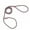 Mocha, variant on Mendota Twist Series 3/8 Inch Nylon British Style Dog Slip Lead, 6 feet, Mocha