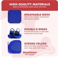 thumbnail image 4 of GFDYREE Step in Dog Harness for Small Dogs No Pull, X-Small, Blue - Adjustable Harness with Padded Mesh Fabric and Reflective Trim - Buckle Strap Harness for Dogs, 4 of 7