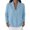Light Blue, variant on Long Sleeve Womens Tops Kelon Retro Shawl Collar Color Sweater Top Lightweight Casual Business Basic Knit Pullover Top, M