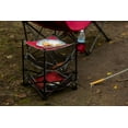 Ozark Trail 3 Shelf Camping Table, Red, 14" x 14"x 18"