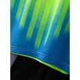 thumbnail image 6 of Sinleey Boys Soccer Jersey Athletic 2 Piece Set Kids Sports Football Uniform Activewear Gym Quick Dry Fluorescent Green 4XS, 6 of 7