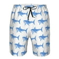 thumbnail image 4 of Naloa Party Shark Cute Men's Beach Shorts, Surfing shorts, Swim trunks, Quick Dry Swim Trunks for Surfing Beach Fun - XX-Large, 4 of 9