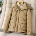 thumbnail image 2 of Wensltd Quilted Jackets for Women Basic Zip-Up Comfortable Cotton Padded Jacket Winter Warm Clothes, 2 of 6