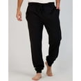thumbnail image 2 of Real Essentials 4 Pack: Men's Cotton Jersey Soft Jogger Sleep Lounge Pajama Drawstring & Pockets (Available in Big & Tall), 2 of 4