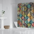 thumbnail image 2 of Waterproof Bohemian Shower Curtain 72x72 Inch Boho Style Polyester Unique Shower Curtain for Bathroom Hotel Home Decor with 12 Plastic Hooks, 2 of 5