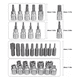 thumbnail image 3 of Juego De Dados Y Puntas Bloosom  3/8 Torx, 34 Pz, Kit Master Azul, 3 of 4