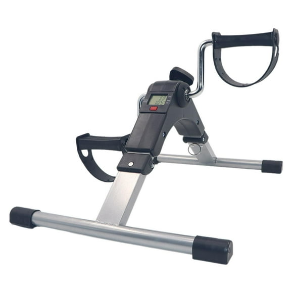 Colaxi Folding Pedal Exercise Bike Arm Leg Pedal Exerciser Leg Arm Training Equipment Portable Foldable Trainer for Home Gym Fitness