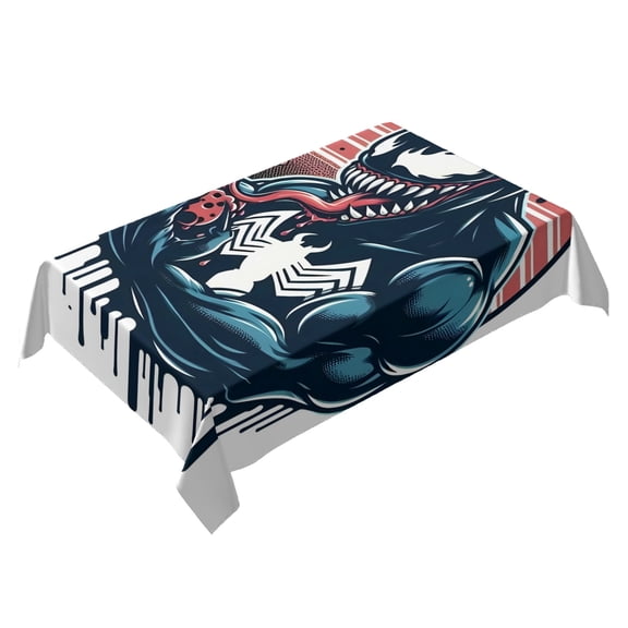 Venom Themed Square Tablecloth 54 * 72 Inches Durable Stylish
