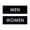 Black / Silver, variant on Basic Men Women Sign Set (Walnut) - Small