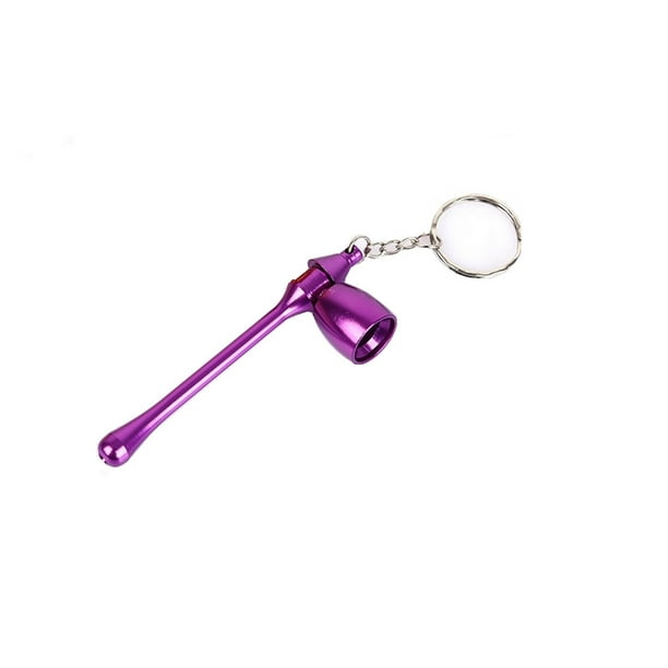 CiCi Gadgets Keychain Mushroom Tobacco Pipe Purple