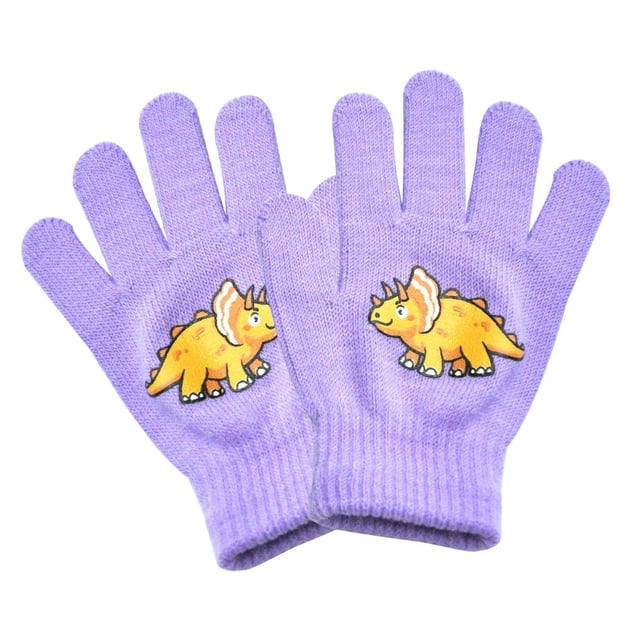 Guantes para niños Minnieouse 1 par encantadores cómodos cálidos al aire libre color azul marino gris azul claro rojo púrpura claro