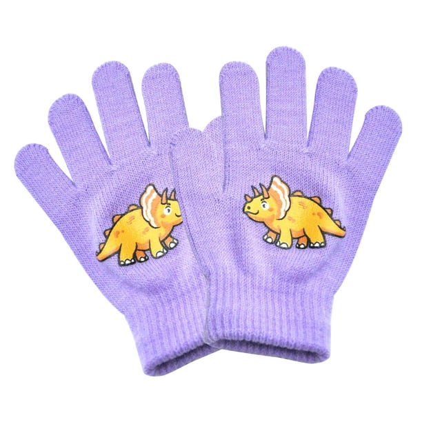 Guantes para niños Minnieouse 1 par encantadores cómodos cálidos al aire libre color azul marino gris azul claro rojo púrpura claro