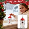 thumbnail image 5 of Mouse Shaped Glass Straw Cup with Red Hat, Transparent Christmas Drinkware, Festive Holiday Gift for Kids, 5 of 6