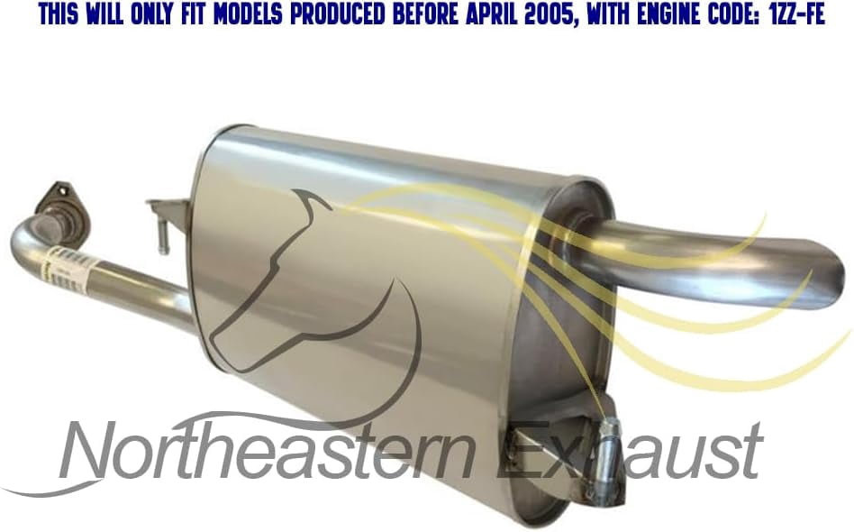 Stainless Steel Exhaust Muffler Fits  2003-2005 Toyota Corolla 1.8L – Direct Fit